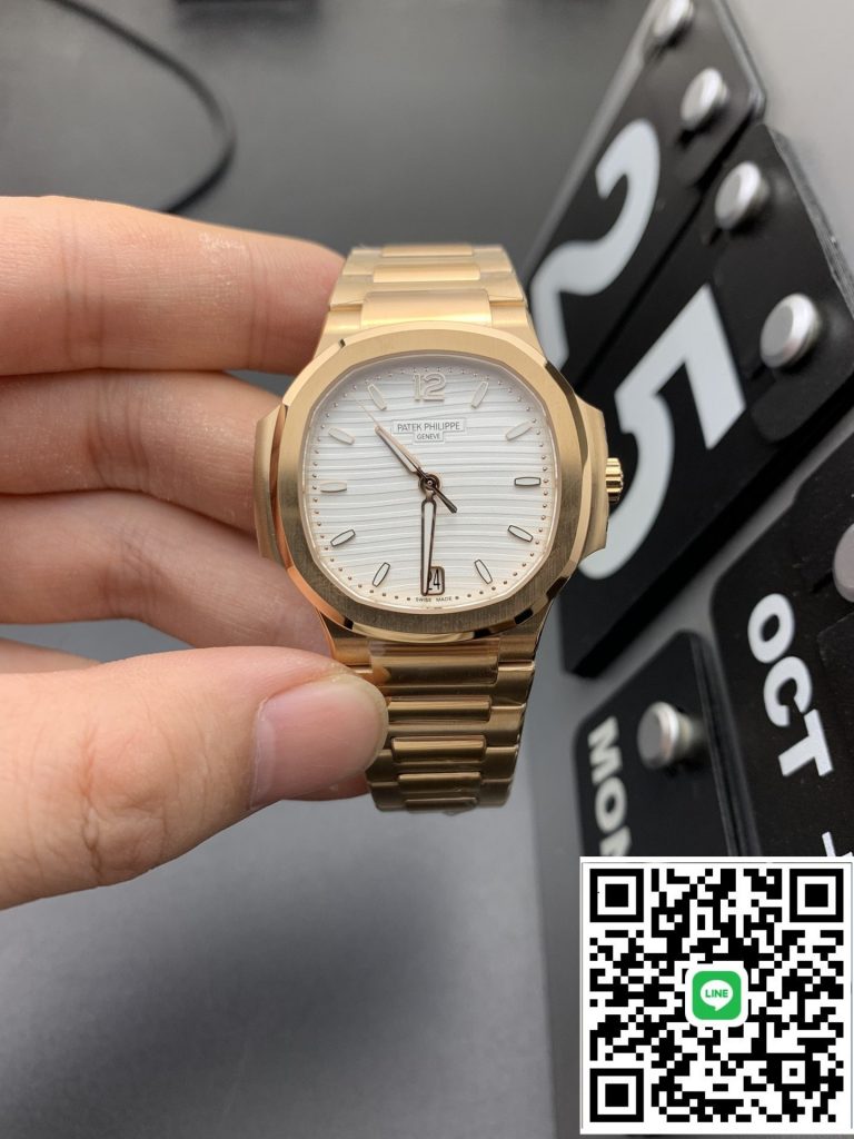 新品 3K工場 レディースゴールド パテックフィリップノーチラス7118 時計