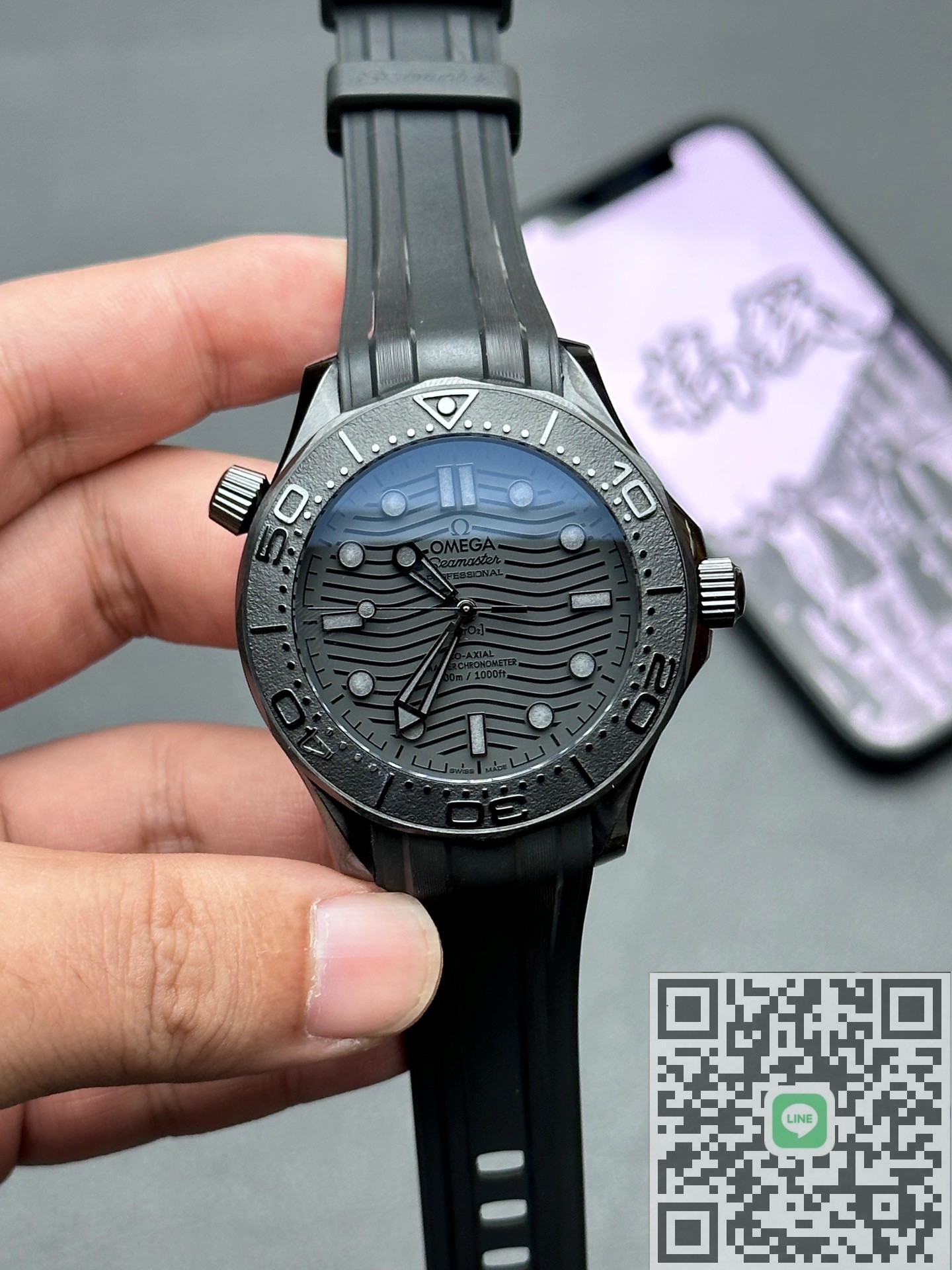 Bell&Ross Diver300M クロノグラフ（OH/外装仕上げ済） 水っぽ
