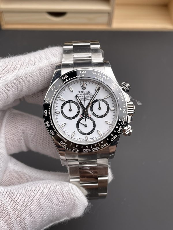 NOOB工場 ロレックスコスモグラフ・デイトナ126500LN ホワイト専用4131ムーブメント 1:1スーパーコピー