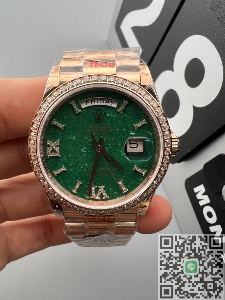 TWS工場 ロレックスデイデイト36mm 128345RBR ローズゴールド