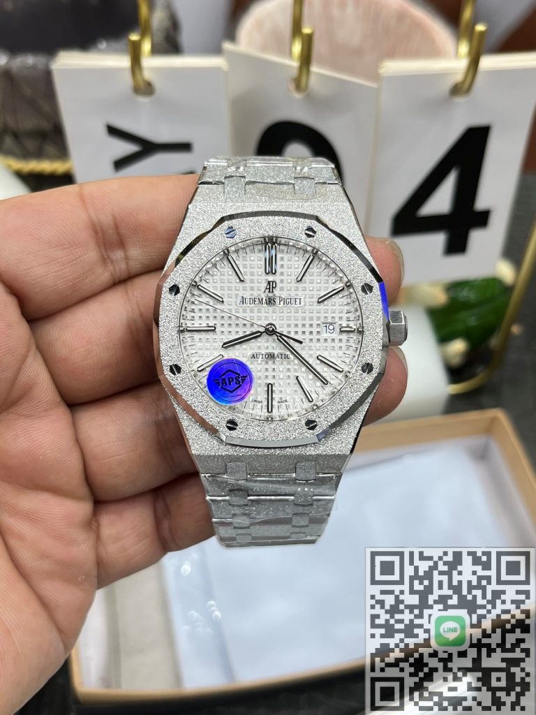 送料無料の商品 APS工場 オーデマピゲ ホワイト 鍛金 41mm オーク15410 ロイヤル 時計