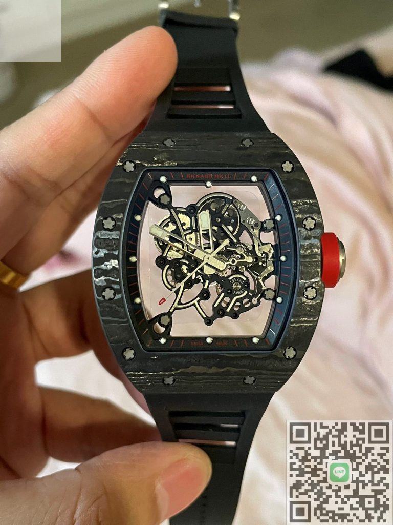rm055用互換ラバーベルト ホワイト ラバーベルト