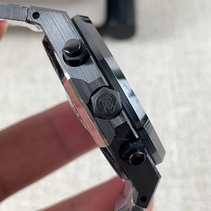 APS FACTORY製　ロイヤルオーク用　シリコンカバー APS工場 オーデマピゲ ロイヤルオーク26240 41mm ブラック文字盤