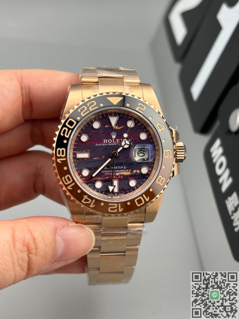 NOOB工場 ロレックス GMTマスターⅡ 126715CHNR 40mm タイガーアイアン