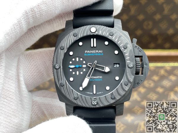 VS工場　パネライ　サブマーシブル カーボテック　PAM02231　ブラック文字盤　42mm　カーボンベゼル　cal.P.900ムーブメント　スーパーコピー