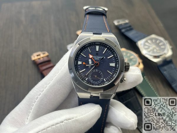 MFK工場　ヴァシュロン・コンスタンタン　オーヴァーシーズ7910V-000T-B922　デュアルタイム・エベレスト　41mm　ブルー文字盤　5110 DT自動巻ムーブメント　スーパーコピー　