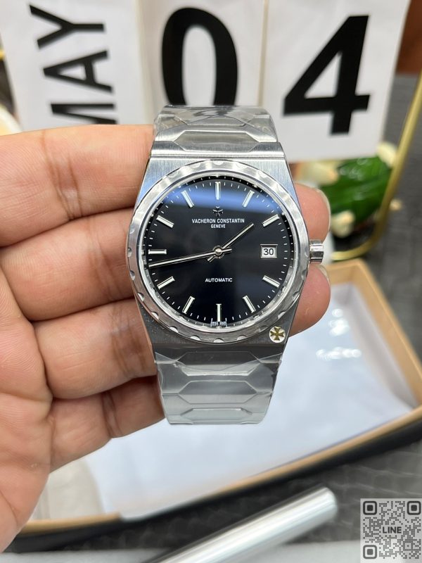 8+工場　ヴァシュロンコンスタンタン  ヒストリーク222   ブラック文字盤　37MM　ステンレススチール　2455/2自動巻ムーブメント　スーパーコピー
