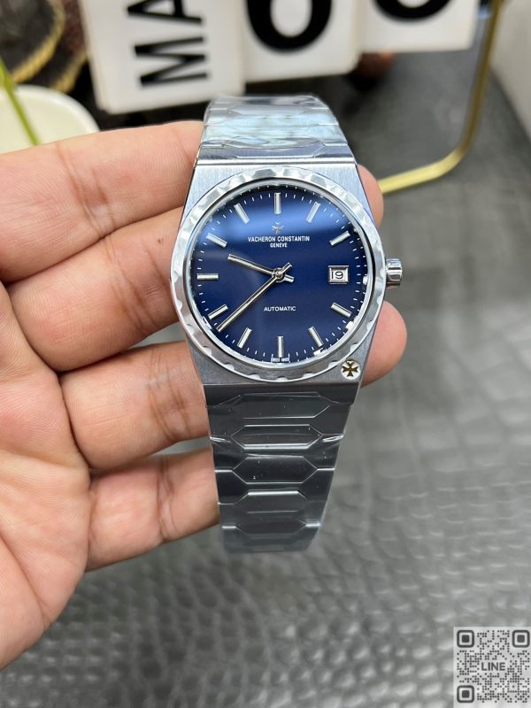 8+工場　ヴァシュロンコンスタンタン  ヒストリーク222  ブルー文字盤　37MM　ステンレススチール　2455/2自動巻ムーブメント　スーパーコピー