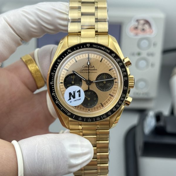 N1工場　オメガ　ムーンウォッチ プロフェッショナ﻿ル　42ｍｍ　イエローゴールド文字盤　3861ムーブメント