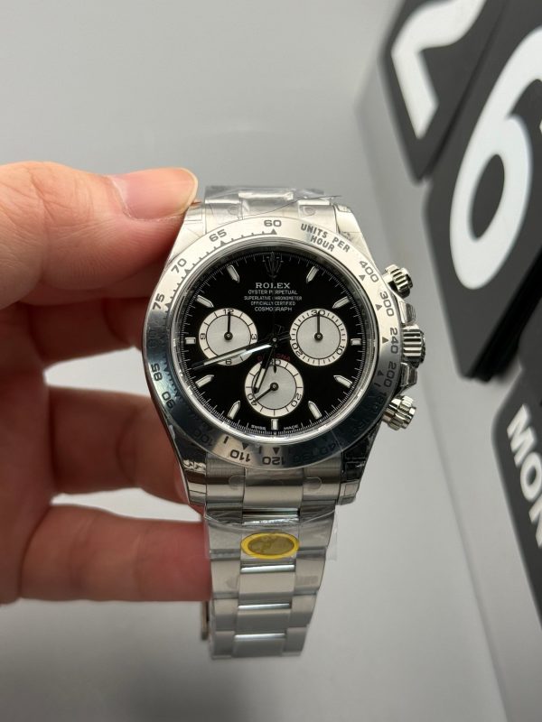 NOOB工場　ロレックス　コスモグラフ・デイトナ　126509　ブラック文字盤　ステンレススチール　専用4131自動巻きムーブメント　 1:1スーパーコピー