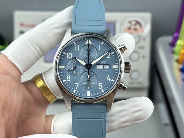 TWS工場　IWC　パイロットウォッチ クロノグラフIW389409「Miramar」特別版 　41MM　ブルー文字盤　69385 ムーブメント　ラバーストラップ　スーパーコピー