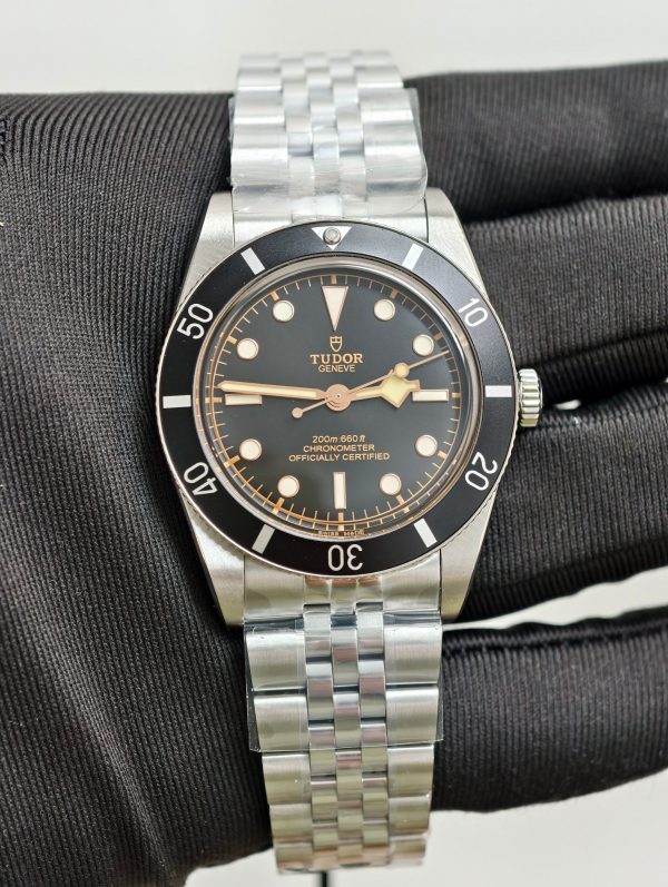 ZF工場　チューダー　ブラックべー 54　M79000-0001　37mm　ブラック文字盤　スレンレススチール