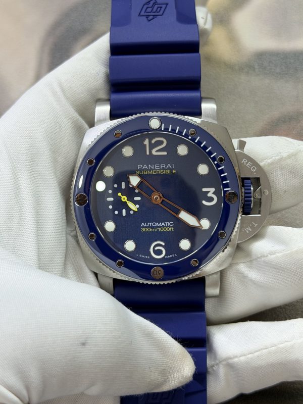 VS工場　パネライ　 サブマーシブルPAM01676　ブルー文字盤　44mm　セラミックベゼル　ステンレススチール　Ｐ.900自動巻ムーブメント　スーパーコピー