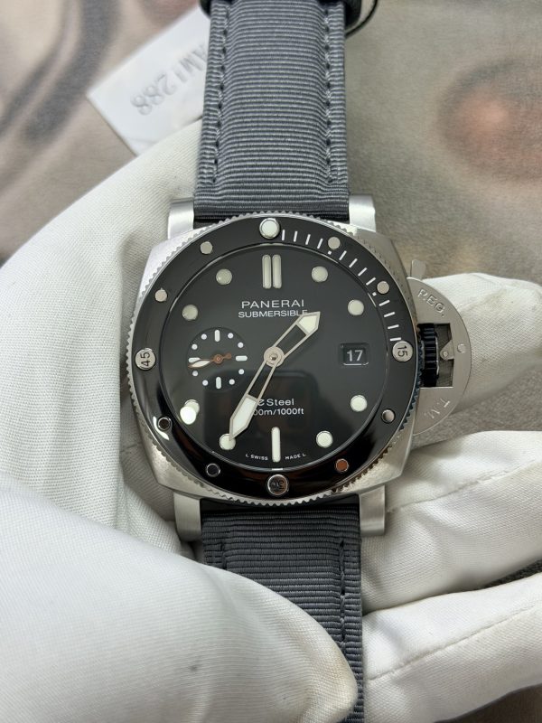 VS工場　パネライ　 サブマーシブルPAM1288　グレーグラデーション文字盤　44mm　セラミックベゼル　ステンレススチール　Ｐ.900自動巻ムーブメント　スーパーコピー